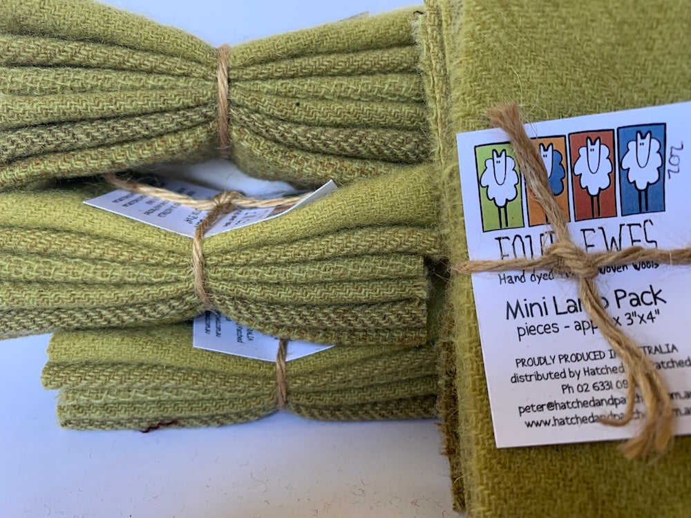 Woven Wool - Lime Juice Mini Lamb Pack
