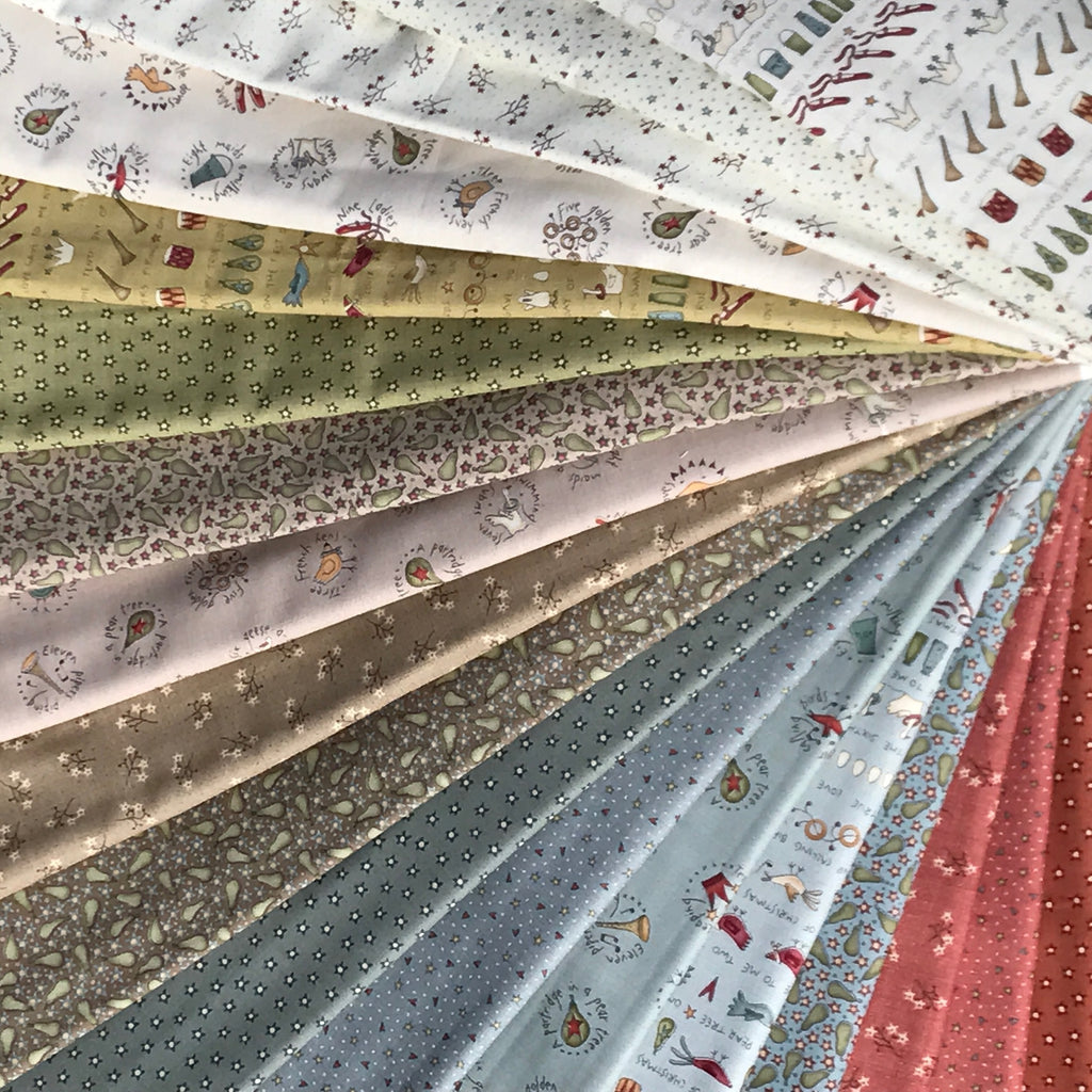 On The 12th Day Fabric Range