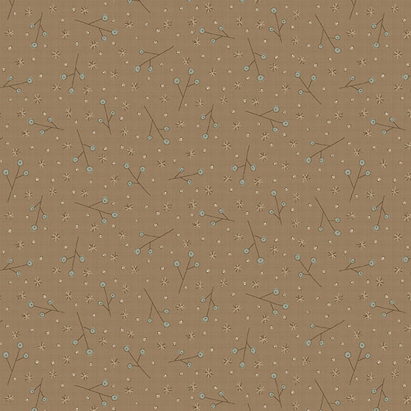 Down Tinsel Lane - 3212-38 - Berry Stalks - Cocoa