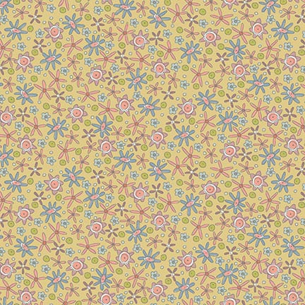 Simply Be - 3323-66 - Flower Field- Green