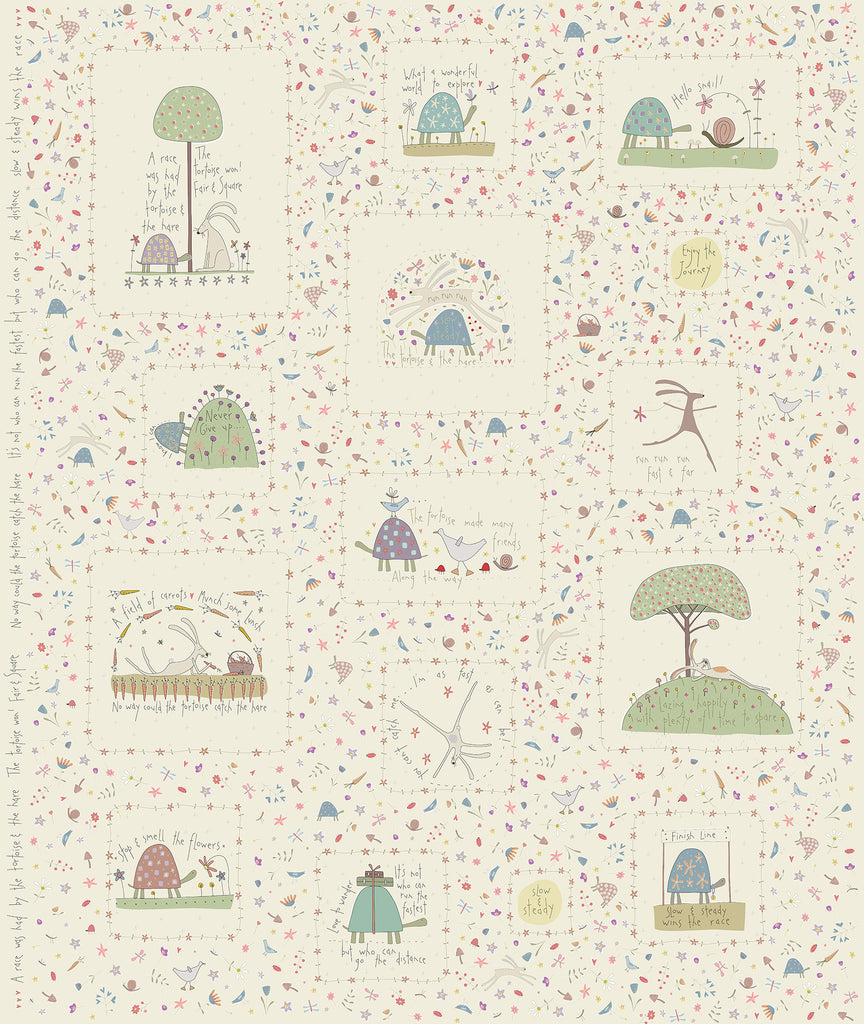 Slow and Steady - DV7420 - Panel - Cream