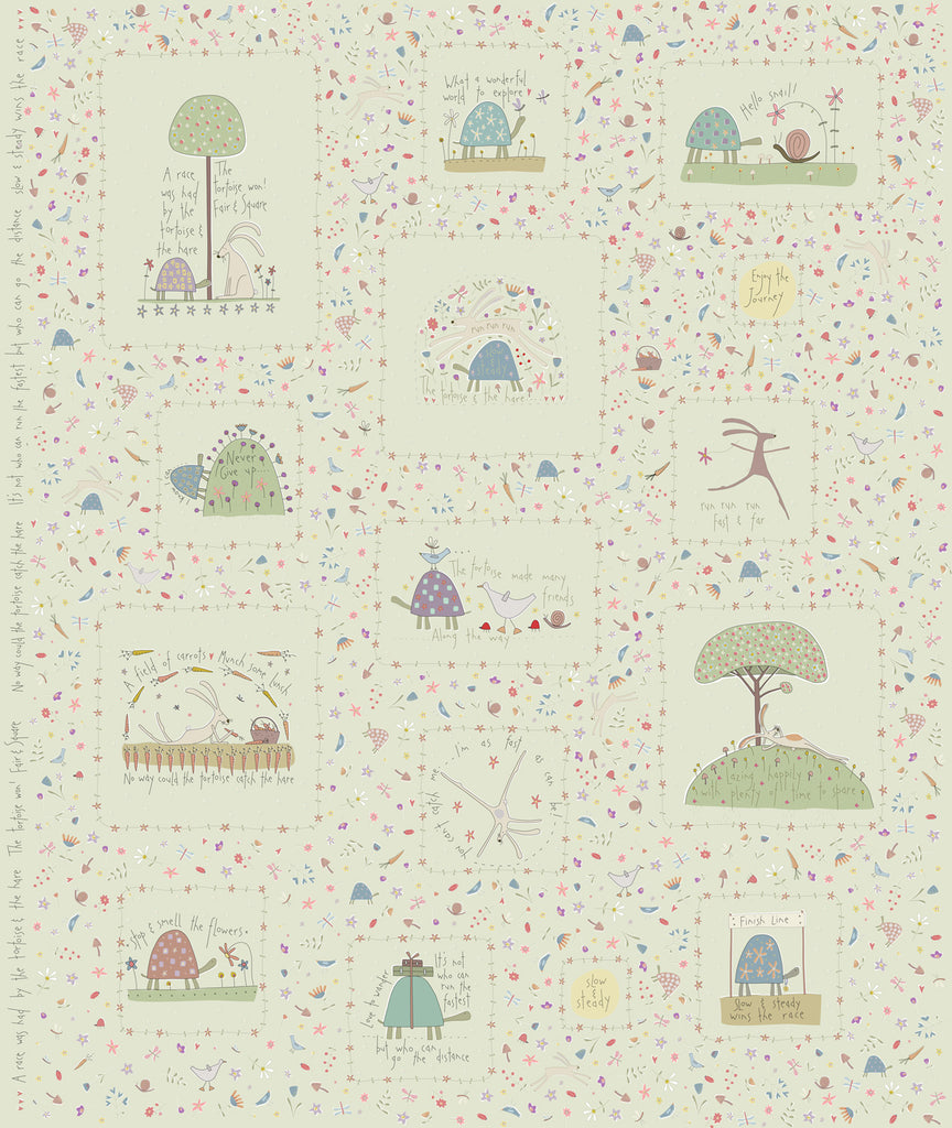 Slow and Steady - DV7421 - Panel - Duck Egg Blue