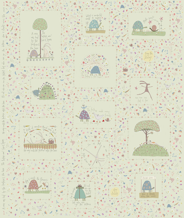 Slow and Steady - DV7421 - Panel - Duck Egg Blue