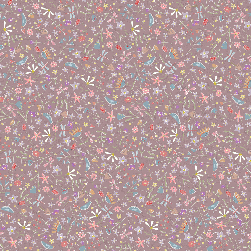 Slow and Steady - DV7424 - Garden Toss - Purple