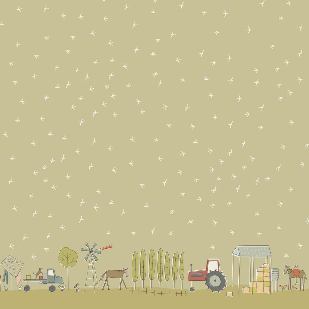 Appleby Farm - DV7735 - Farm Border Birds - Green