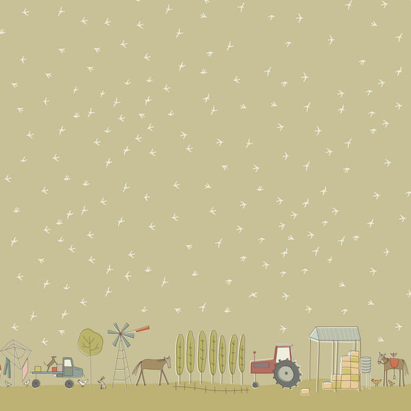 Appleby Farm - DV7735 - Farm Border Birds - Green