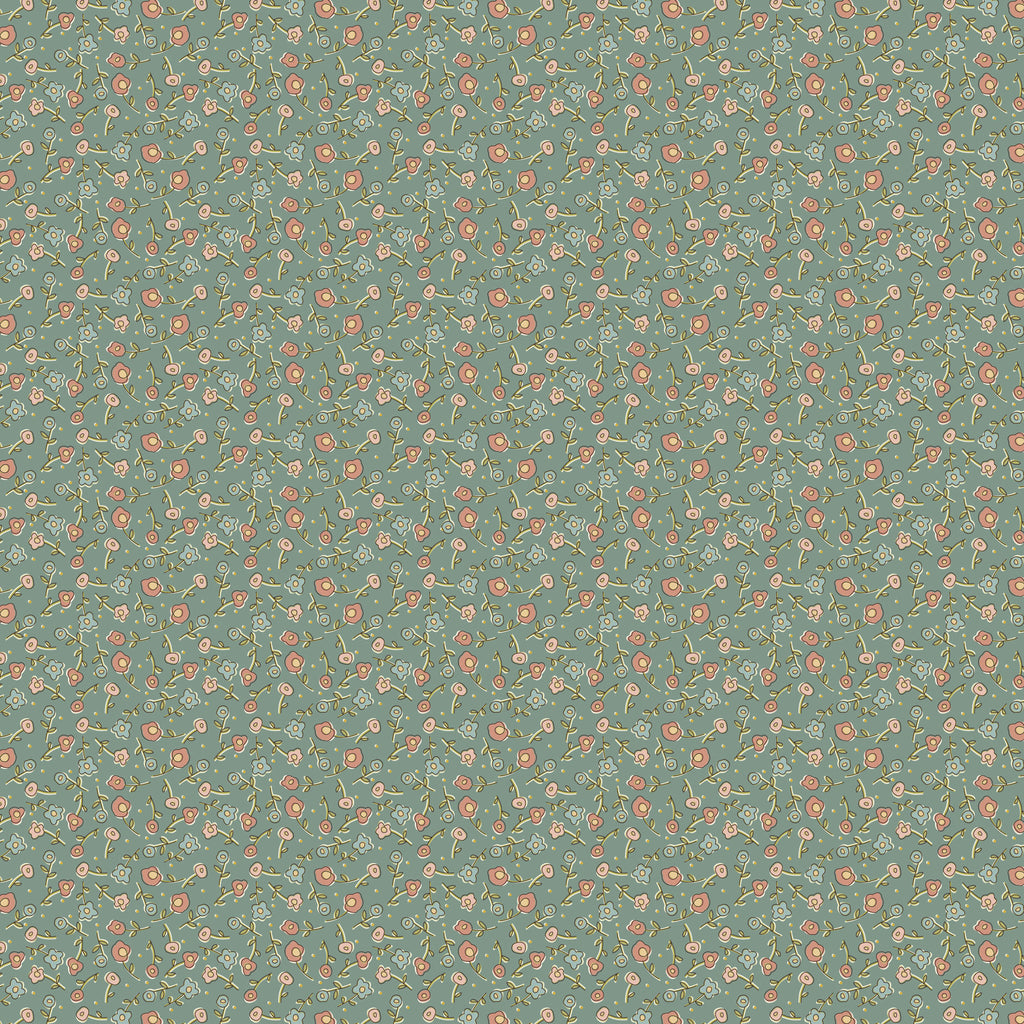 Appleby Farm - DV7738 - Flower Toss - Blue