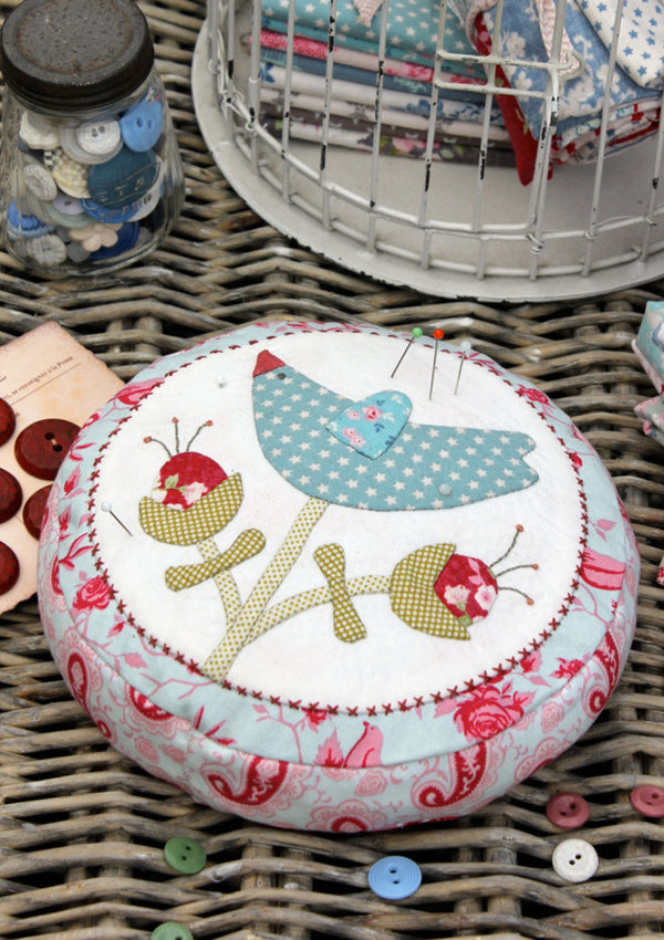 Lilly's Bluebird Pincushion