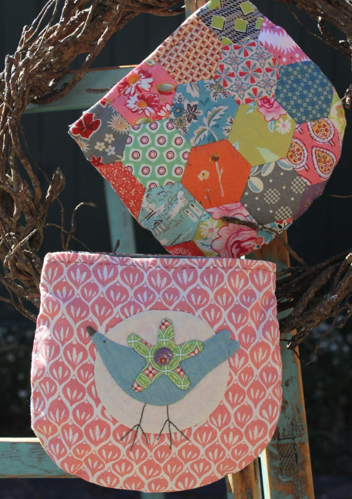 Zippered Bird Purse
