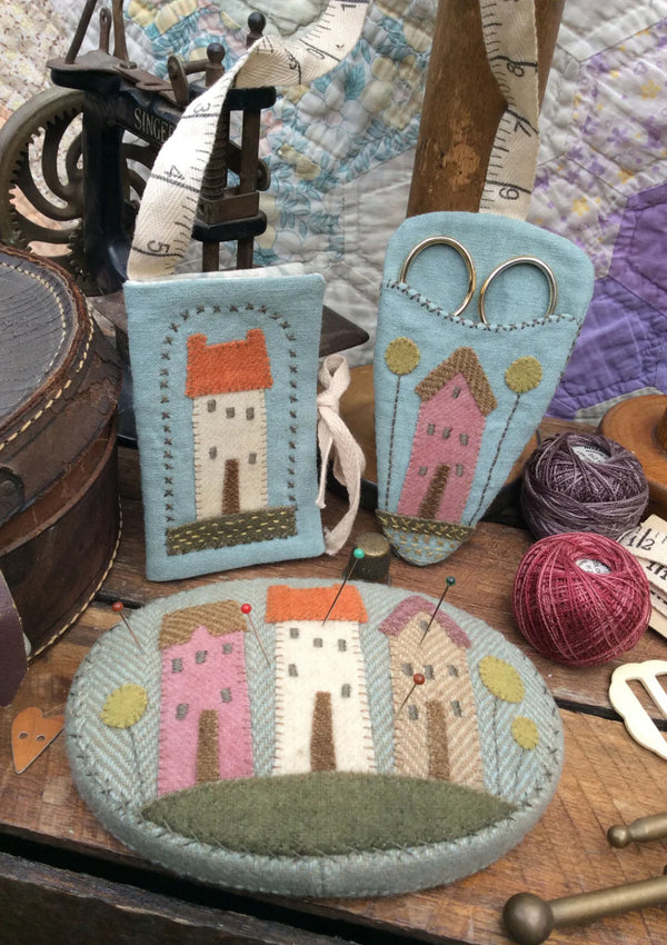 Village Sewing Trio in Wool