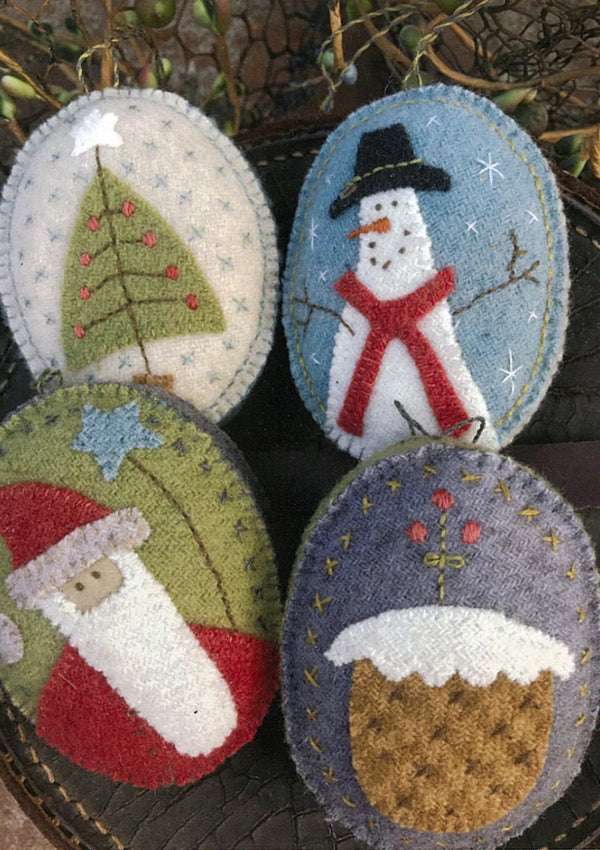 Snowman and Santa Decorations