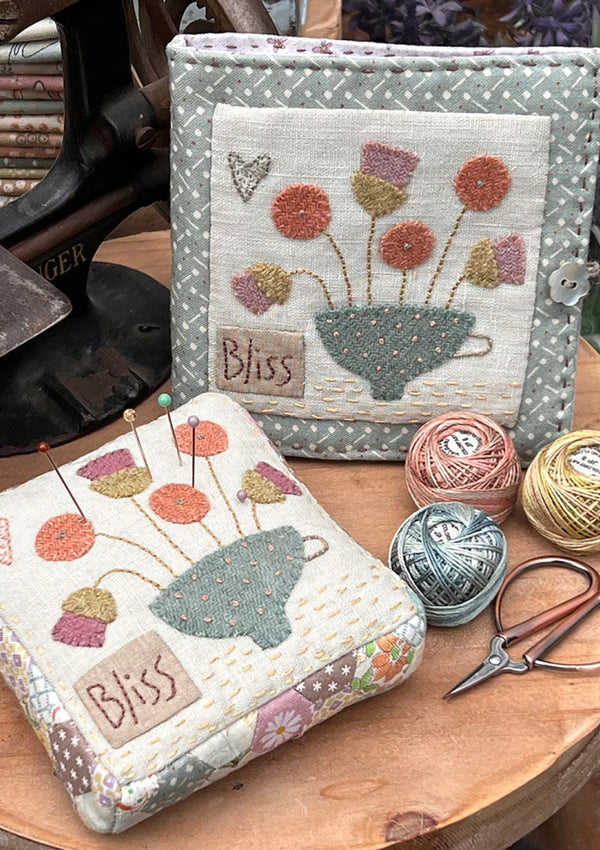 Blissful Pincushion and Needlebook