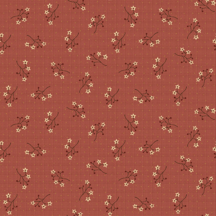 On The 12th Day - 2492-88 Red Starflower Sprigs