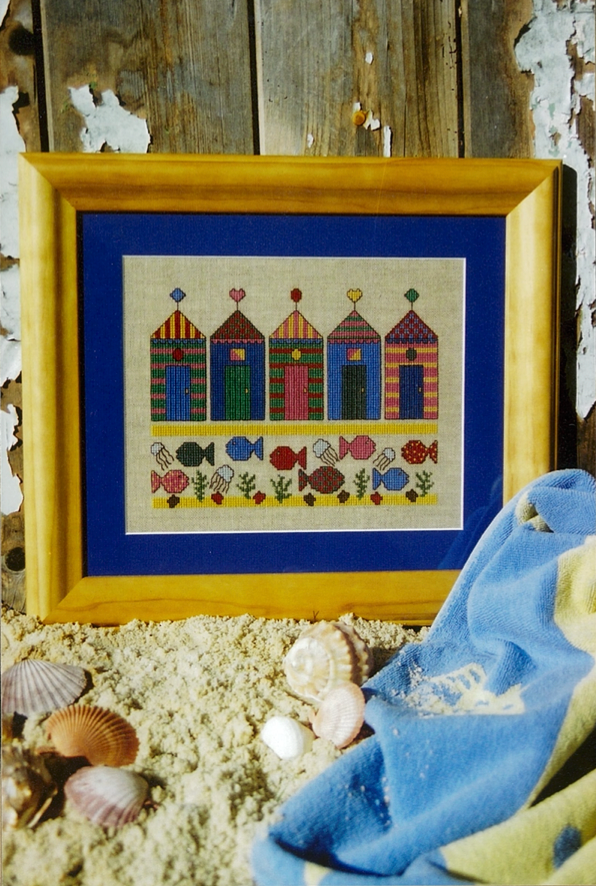 Down At The Beach Cross Stitch