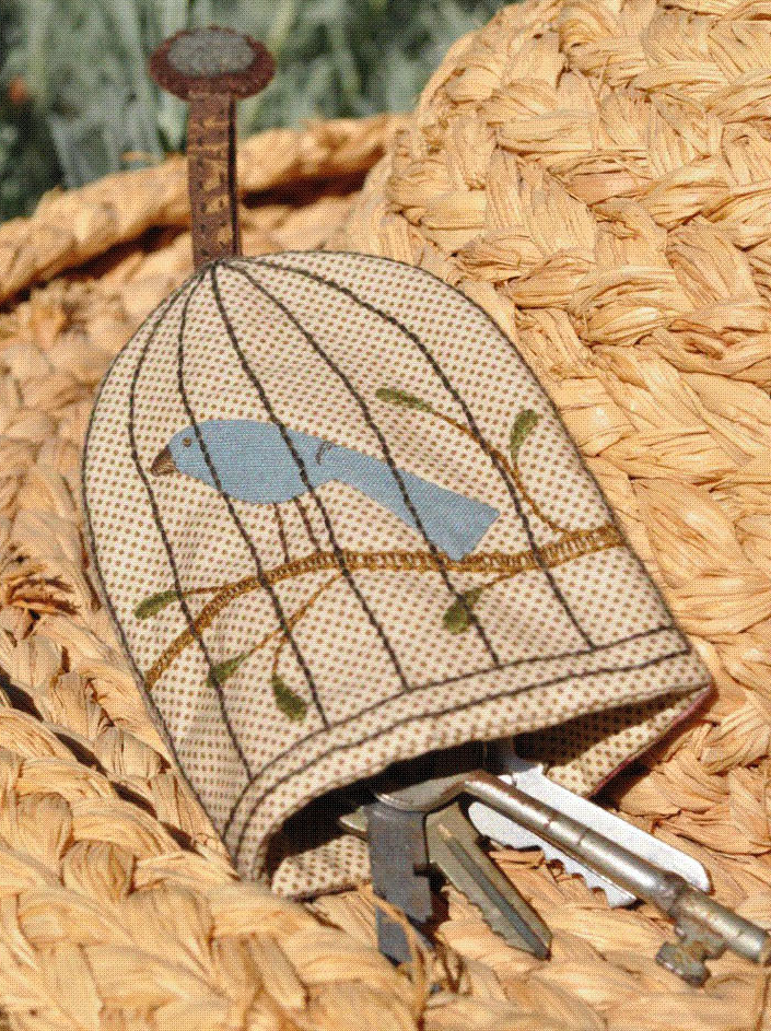 Birdcage Keyring