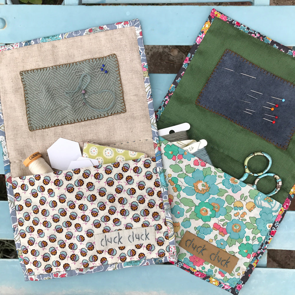 Social Gathering Project Pouch – Hatched and Patched