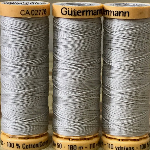 Gutermann - 4507- Light Grey Cotton Thread