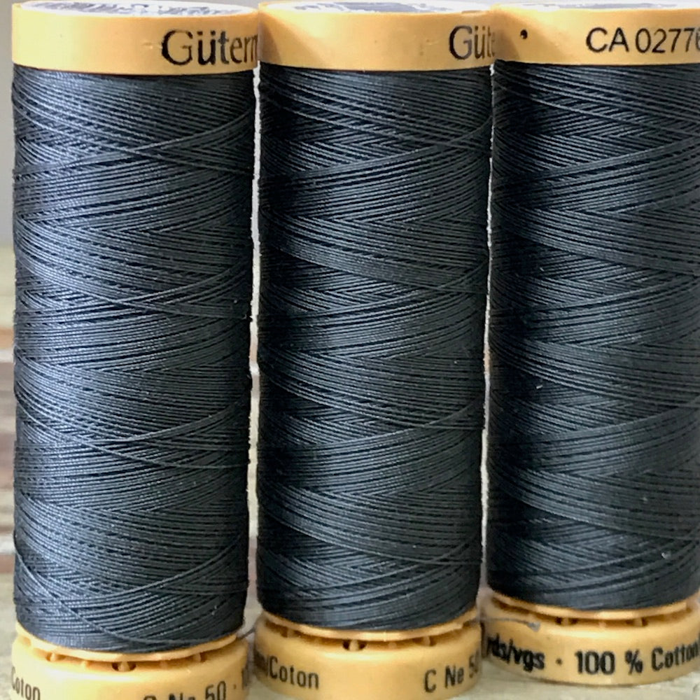 Gutermann - 5104 - Dark Grey Cotton Thread