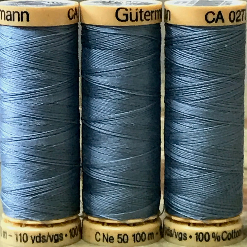 Gutermann - 5815 - Dusky Blue Cotton Thread