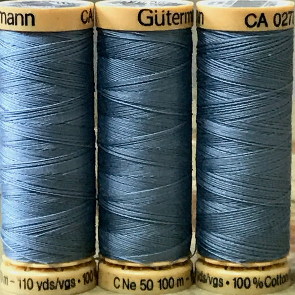 Gutermann - 5815 - Dusky Blue Cotton Thread