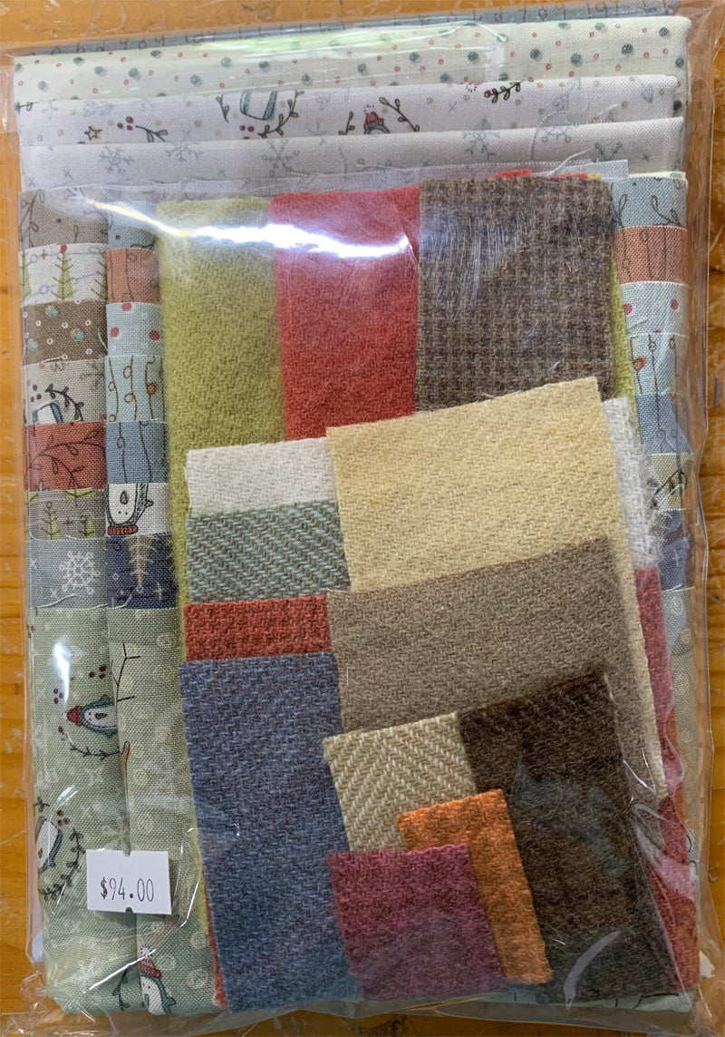 Merry Christmas Wall Hanging Hatched and Patched