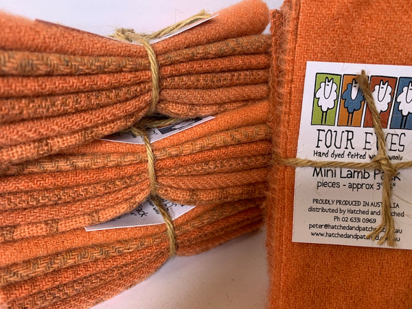 Woven Wool - Cumquat Mini Lamb Pack