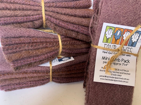 Woven Wool - Lavender Mini Lamb Pack