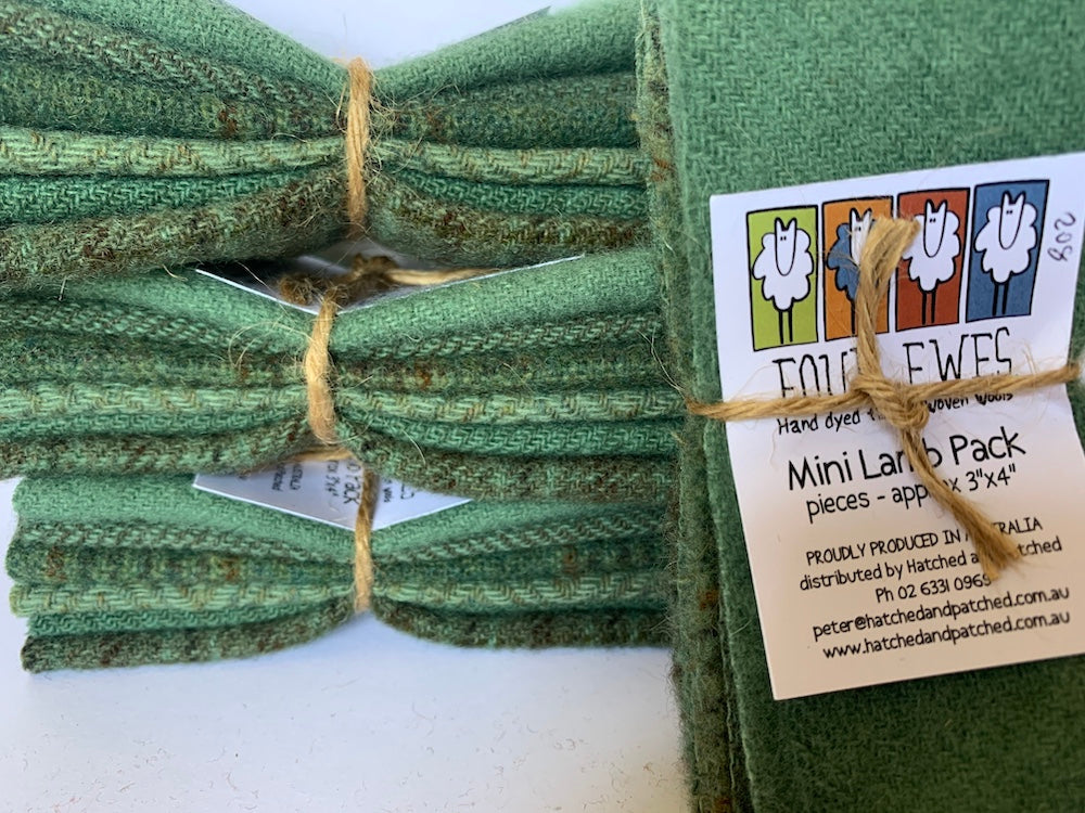 Woven Wool - Moss Pot Mini Lamb Pack