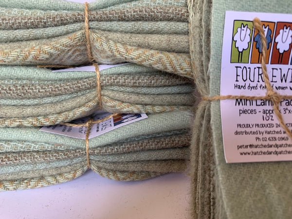 Woven Wool - Faded Overalls Mini Lamb Pack