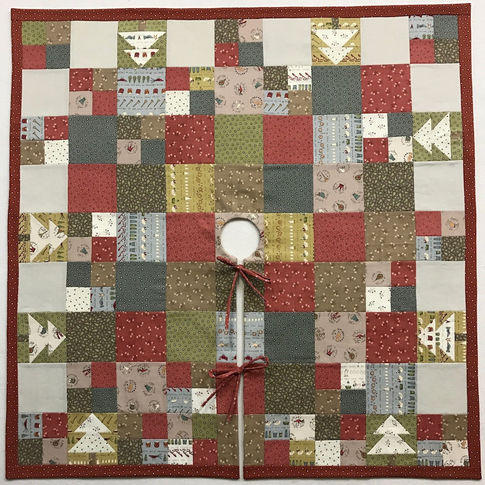 Love and Hugs Christmas Tree Skirt Fabric Pack